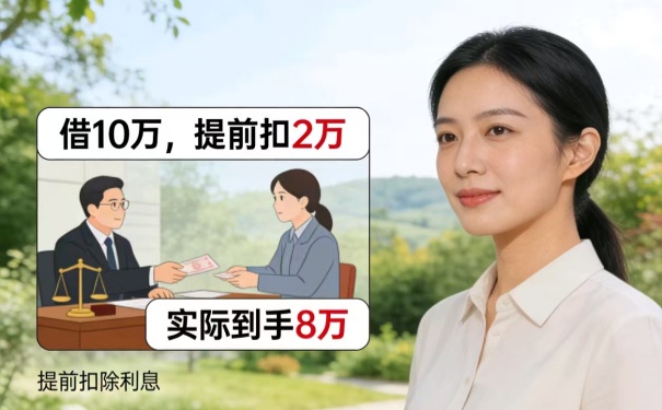 提前扣除利息的借款合法吗 提前扣除利息的借款合法吗